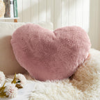 EastTree Heart Pillows, Dusty Pink Heart Shaped Pillows, Love Throw Pillows Back to School Gifts, Small Cute Fluffy Pillows, Wom