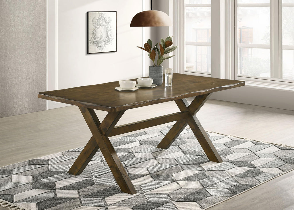 Coaster Furniture Alston Knotty Nutmeg Dining Table 106381