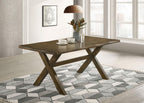 Coaster Furniture Alston Knotty Nutmeg Dining Table 106381