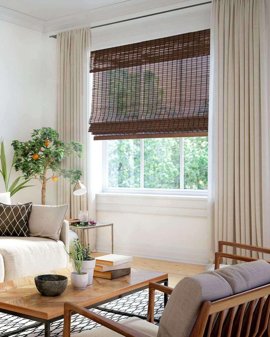 Chicology Bamboo Blinds , Bamboo Shades , Roman Shades For Windows , Roman Window Shades , Window Shades For Home , Bamboo Shade