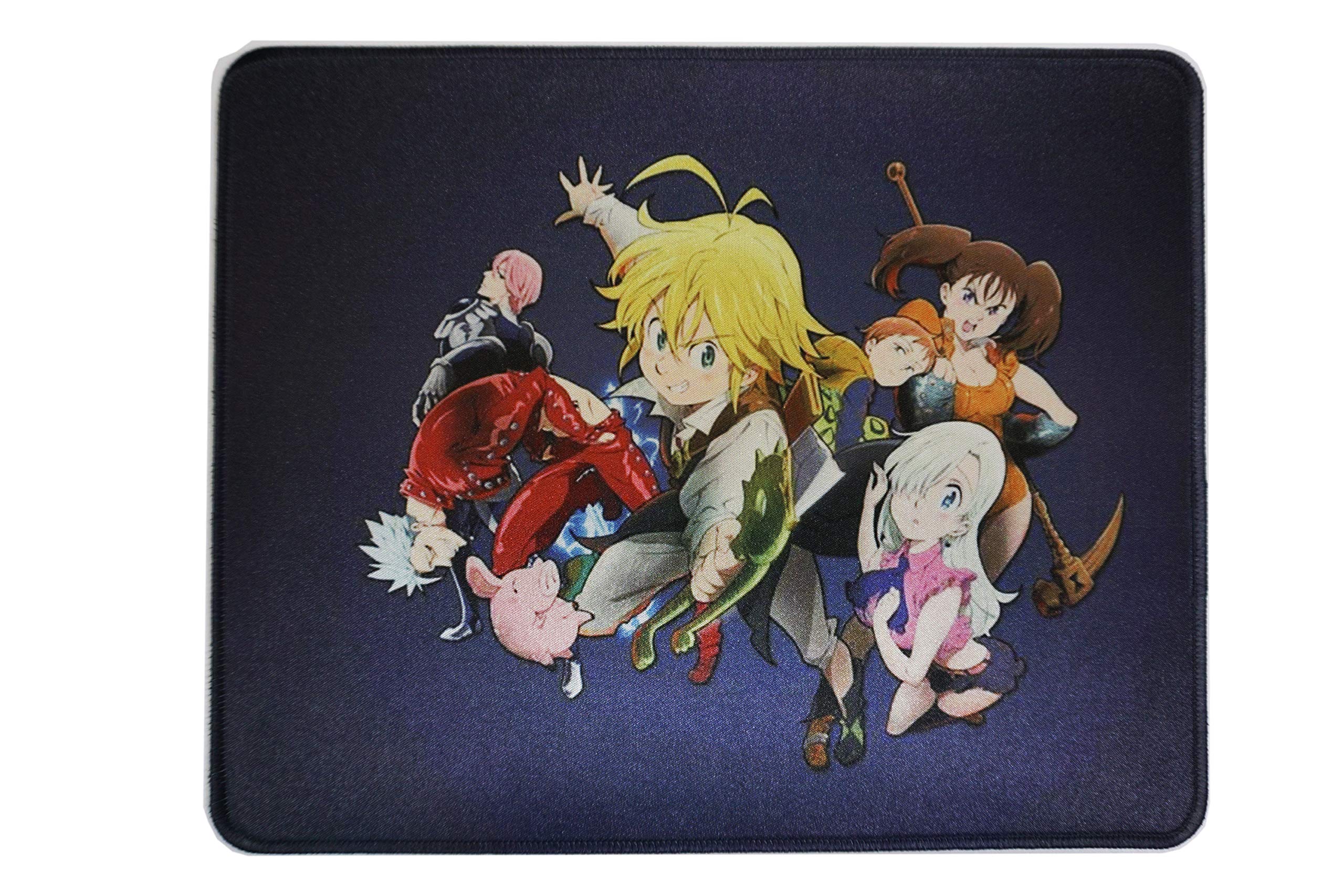 7 Deadly Sins/The Seven Deadly Sins Mouse Pad 12X10 Inches Office Gaming Anime Cartoon Mousepad