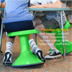 Ecr4Kids Ace Active Core Engagement Wobble Stool, 15-Inch Seat Height, Flexible Seating, Grassy Green