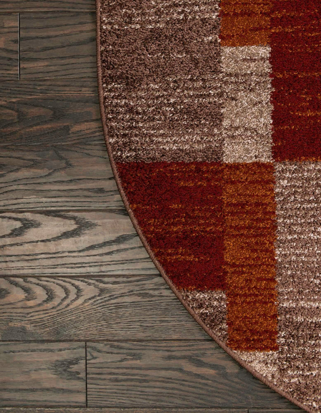 Unique Loom Autumn Collection Area Rug - Providence (5' 1'' X 8' Oval, Multi/ Beige)