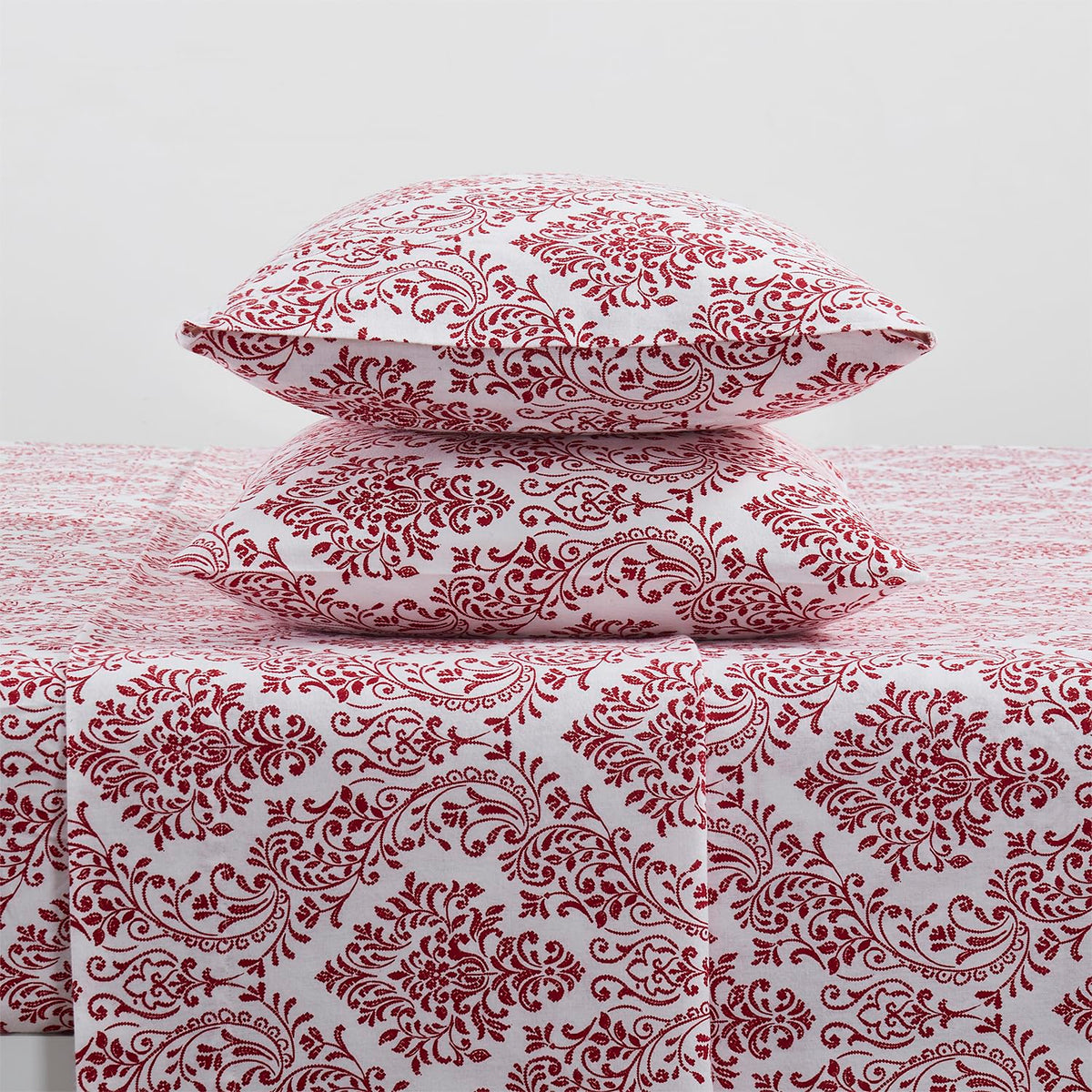 Tahari Home - Queen Sheets, 4-Piece Cotton Flannel Bedding With Matching Pillowcases, Brushed For Extra Softness, Cozy Home Deco