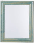 ArtToFrames 9x12 Inch Green Picture Frame, This 1.5 Custom Wood Poster Frame is Palm Green Barnwood Style Frame, for Your Art or
