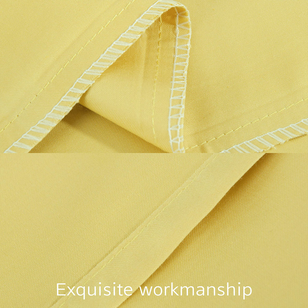 Ntbay 500 Thread Count 100% Egyptian Cotton King Pillowcases, Super Soft And Breathable Envelope Closure Pillow Cases, 20X36 Inches, Mustard Yellow