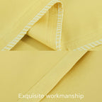 Ntbay 500 Thread Count 100% Egyptian Cotton King Pillowcases, Super Soft And Breathable Envelope Closure Pillow Cases, 20X36 Inches, Mustard Yellow