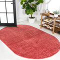 JONATHAN Y SEU100E-5OV Haze Solid Low-Pile Area Rug, Coastal, Bohemian, Minimalist, Classic, Farmhouse, Casual, Glam for Living 