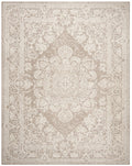 SAFAVIEH Reflection Collection Area Rug - 10' x 14', Beige & Cream, Vintage Distressed Design, Non-Shedding & Easy Care, Ideal f