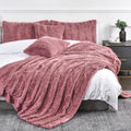 Yusoki Luxury Faux Fur Blanket,Soft Fuzzy Fluffy Cozy Blanket Plush Furry Comfy Warm Blanket For Couch Bed Chair Sofa Bedroom Wo