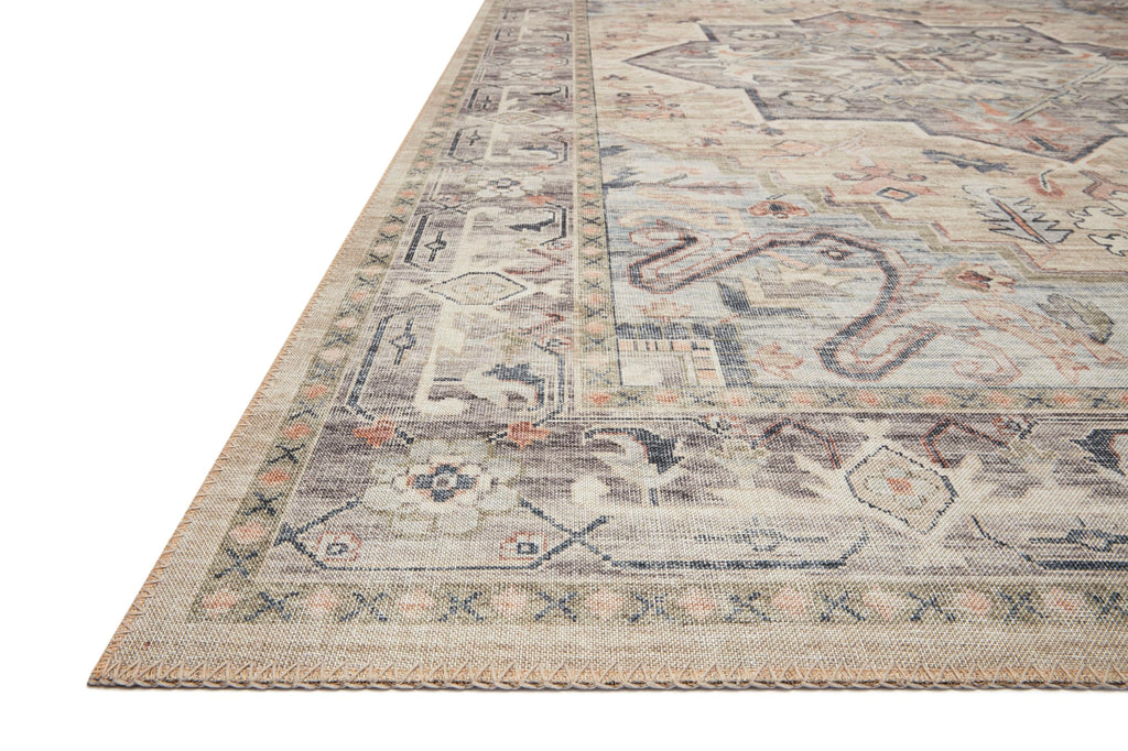 Loloi Ii Hathaway Collection Hth-07 Multi / Ivory 2'-6'' X 7'-6'', .25'' Thick, Runner Rug, Soft, Durable, Printed, Modern, Low