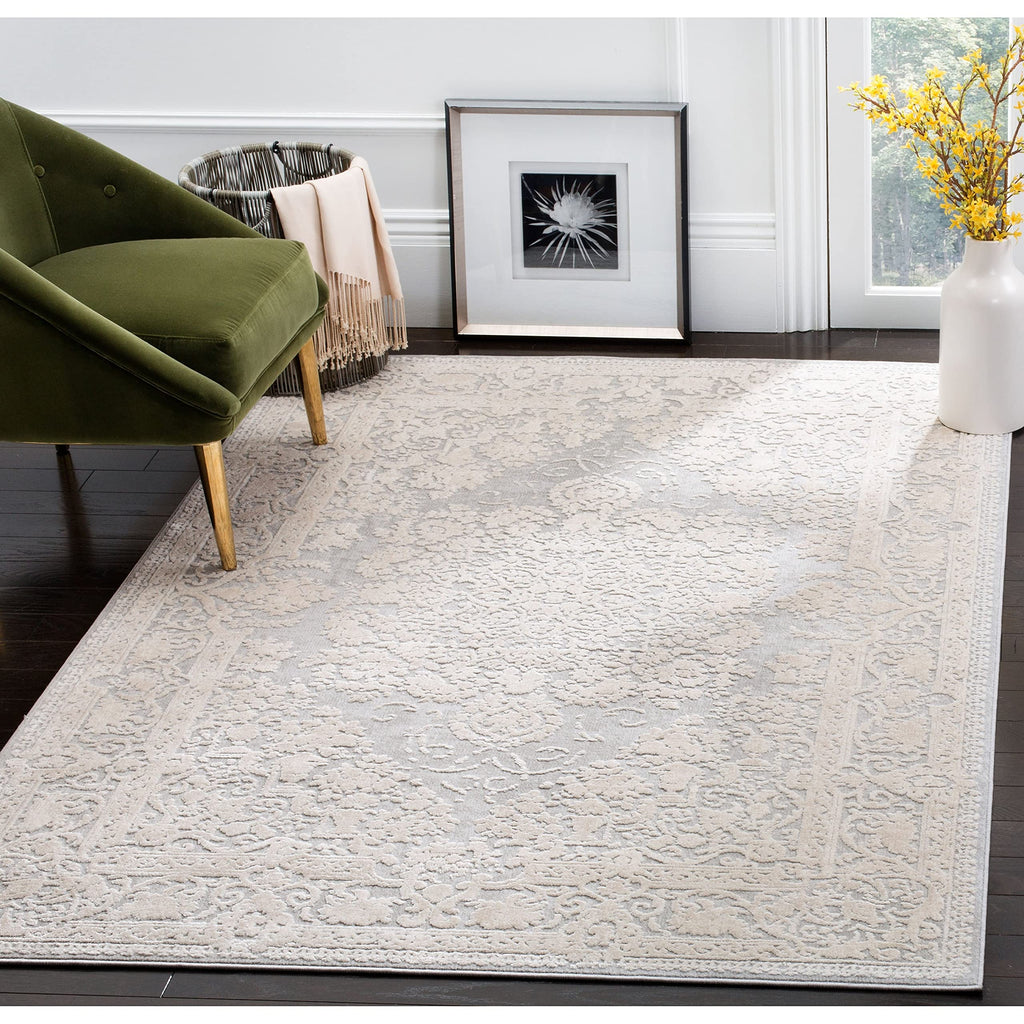 Safavieh Reflection Collection Runner Rug - 2'3'' X 12', Beige & Cream, Vintage Distressed Design, Non-Shedding & Easy Care, Ide