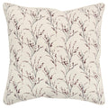 Rizzy Home Floral 20" X 20" Cotton Pillow Cover In Berry