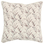 Rizzy Home Floral 20" X 20" Cotton Pillow Cover In Berry