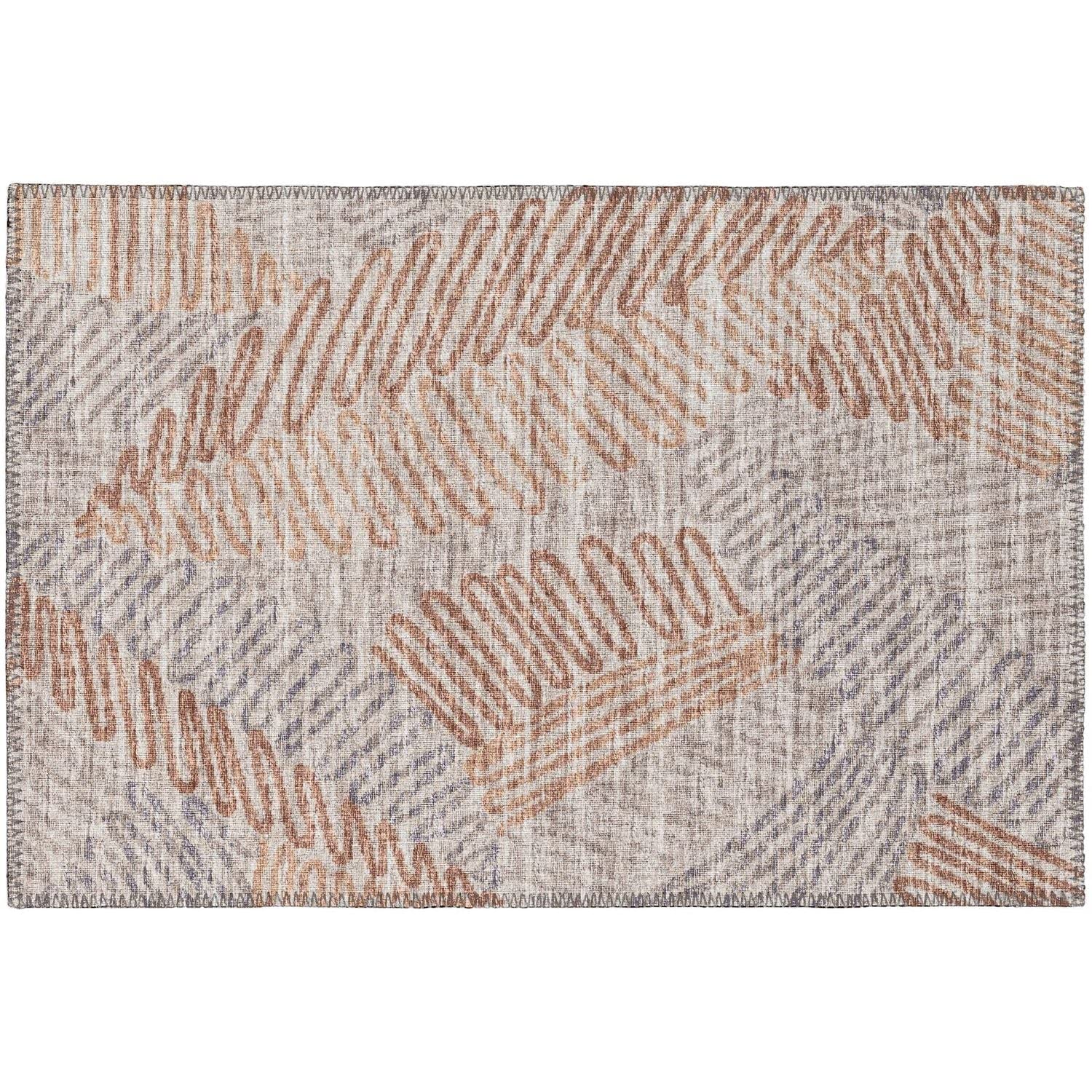 Sedona Sn11 Beige Transitional Rug Rectangle 8' X 10'