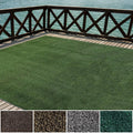 Icustomrug Indoor/Outdoor Turf Carpet & Rugs, Sythentic Grass In Lawn Green 4'X14' Low Pile Artificial Grass With Bound Pre-Fini