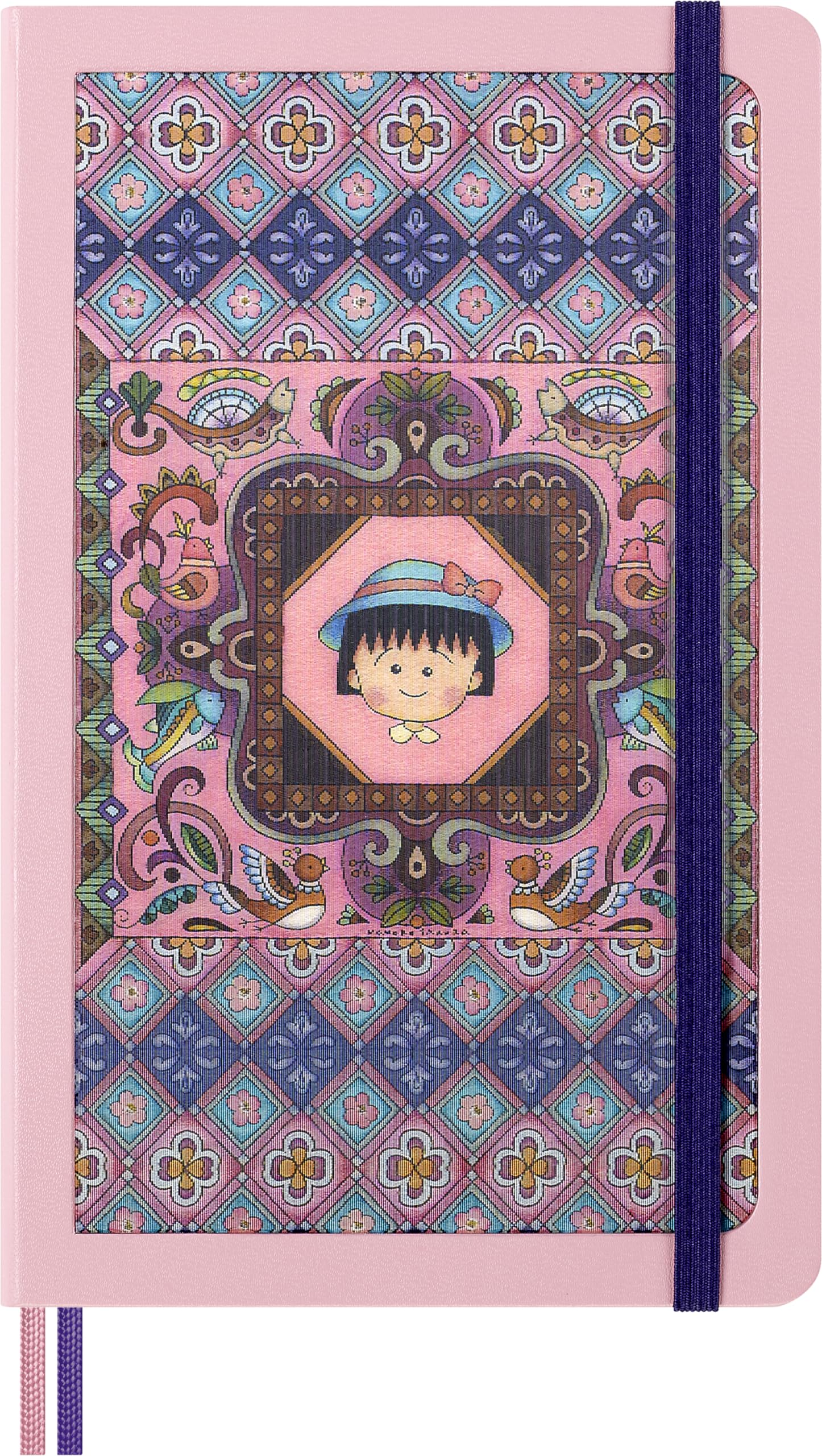 Moleskine Limited Edition Sakura Notebook With Lenticular Optical-Effect Cover By Momoko Sakura, Hard Cover, Ruled, Large (5' X