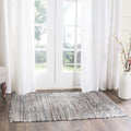 SAFAVIEH Rag Rug Collection Accent Rug - 2 x 3, Grey, Handmade Boho Stripe Cotton, Ideal for High Traffic Areas in Entryway, L