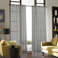 Curtainworks 1Q80430ASV Soho Voile Sheer Grommet Panel, 59 by 95, Silver