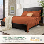 Queen Pillowcases By Pure Bamboo - Genuine 100% Organic Viscose Derived From Bamboo, Luxuriously Soft & Cooling, Double Stitchin