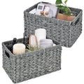 GRANNY SAYS Wicker Baskets for Storage, Woven Baskets for Organizing, Baskets for Organizing Cabinet Coffee Table, Wicker Basket