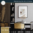 Mcs Master & Co. Foundry Metal Gallery Wall Frame, Black, 14 X 18 In Matted To 8 X 10 In