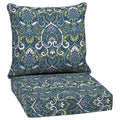 Arden Selections Outdoor Deep Seat Cushion Set, 24 X 24, Rain-Proof, Fade Resistant, Deep Seat Bottom And Back Cushion For Chair