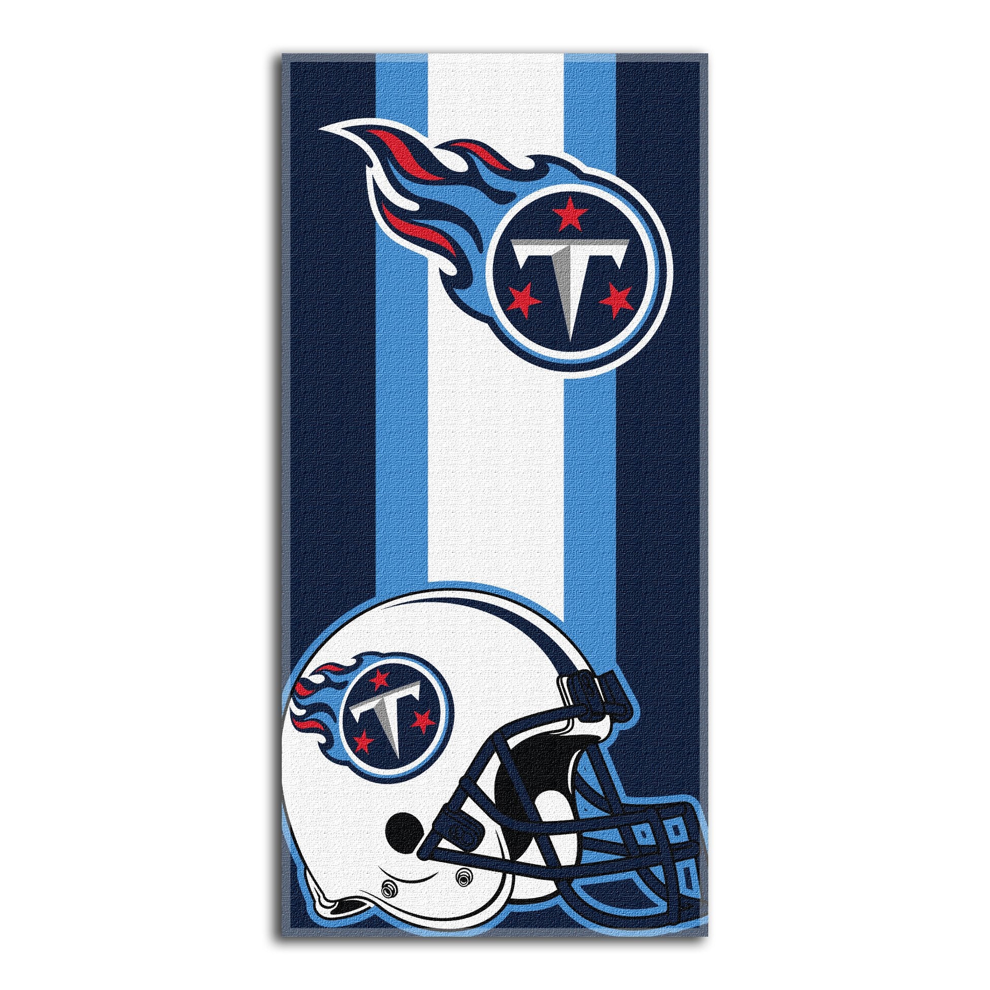 Northwest NFL Tennessee Titans Beach Towel, 30 x 60, Zone Read