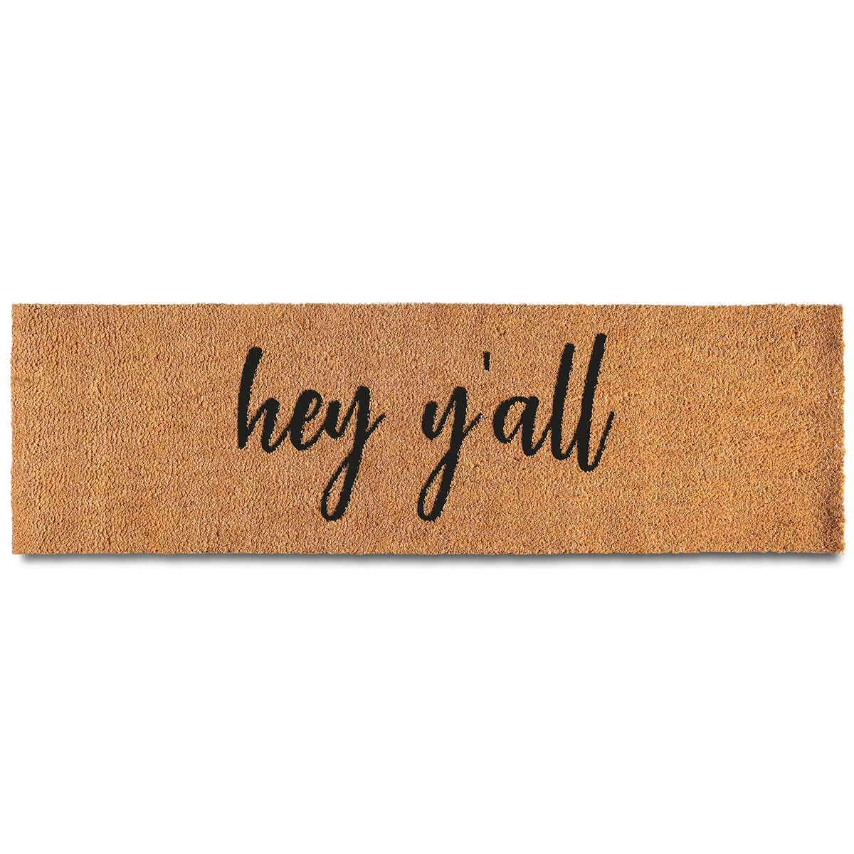 Hey Y'All Large Door Mat 50X15 Inch, Large Front Door Mat Outdoor Entrance, Long Door Mat, Long Front Door Mat, Doormat Large Ov