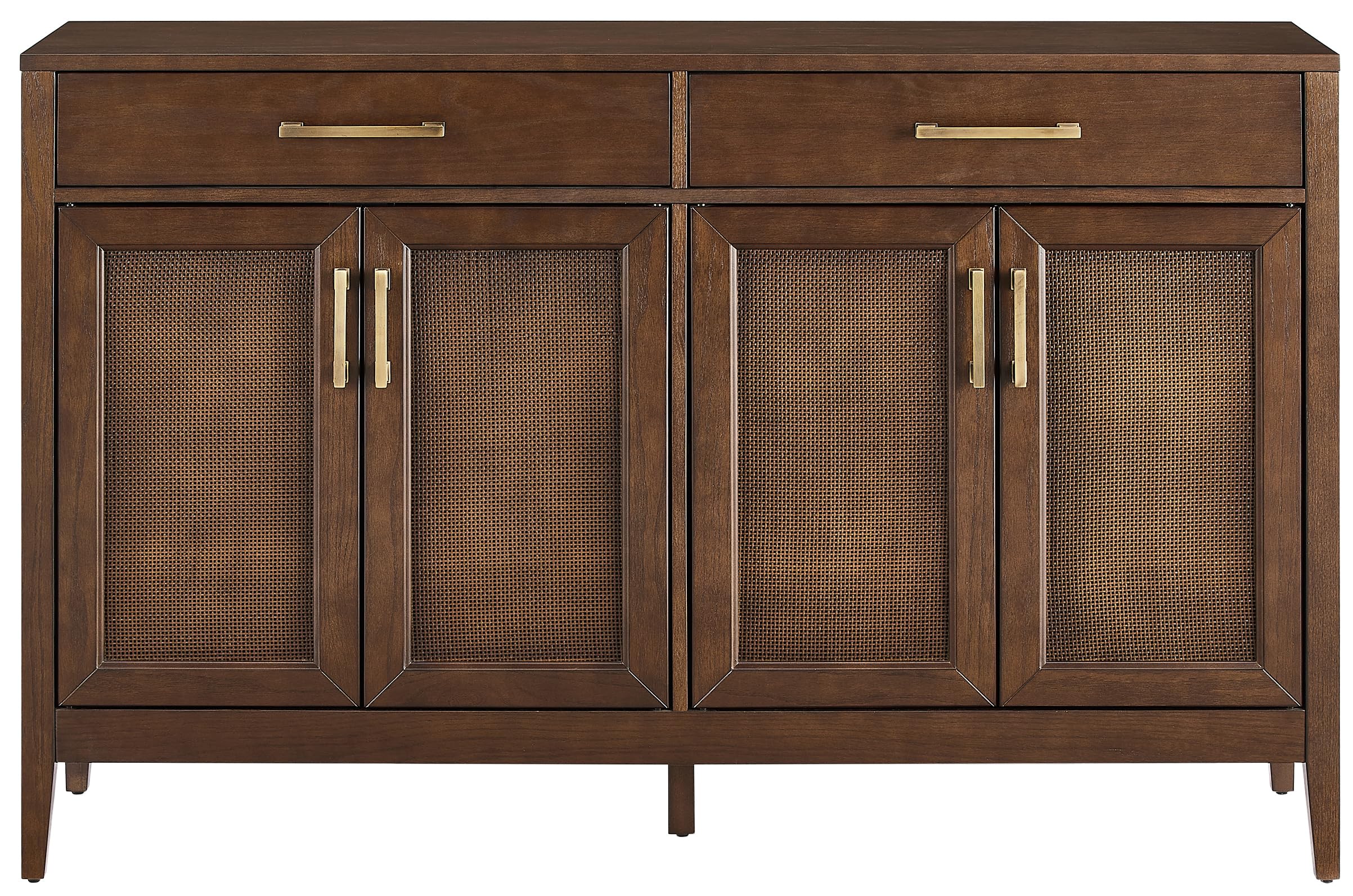 Crosley Furniture Milo Sideboard Buffet Cabinet Engineered Wood Dark Brown CF4215-BR