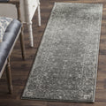 SAFAVIEH Evoke Collection Accent Rug - 22 x 5, Grey & Ivory, Shabby Chic Distressed Design, Non-Shedding & Easy Care, Ideal fo