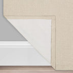 Eclipse Cara Grommet Top Curtains For Bedroom, Single Panel, 50'' X 84'', Linen