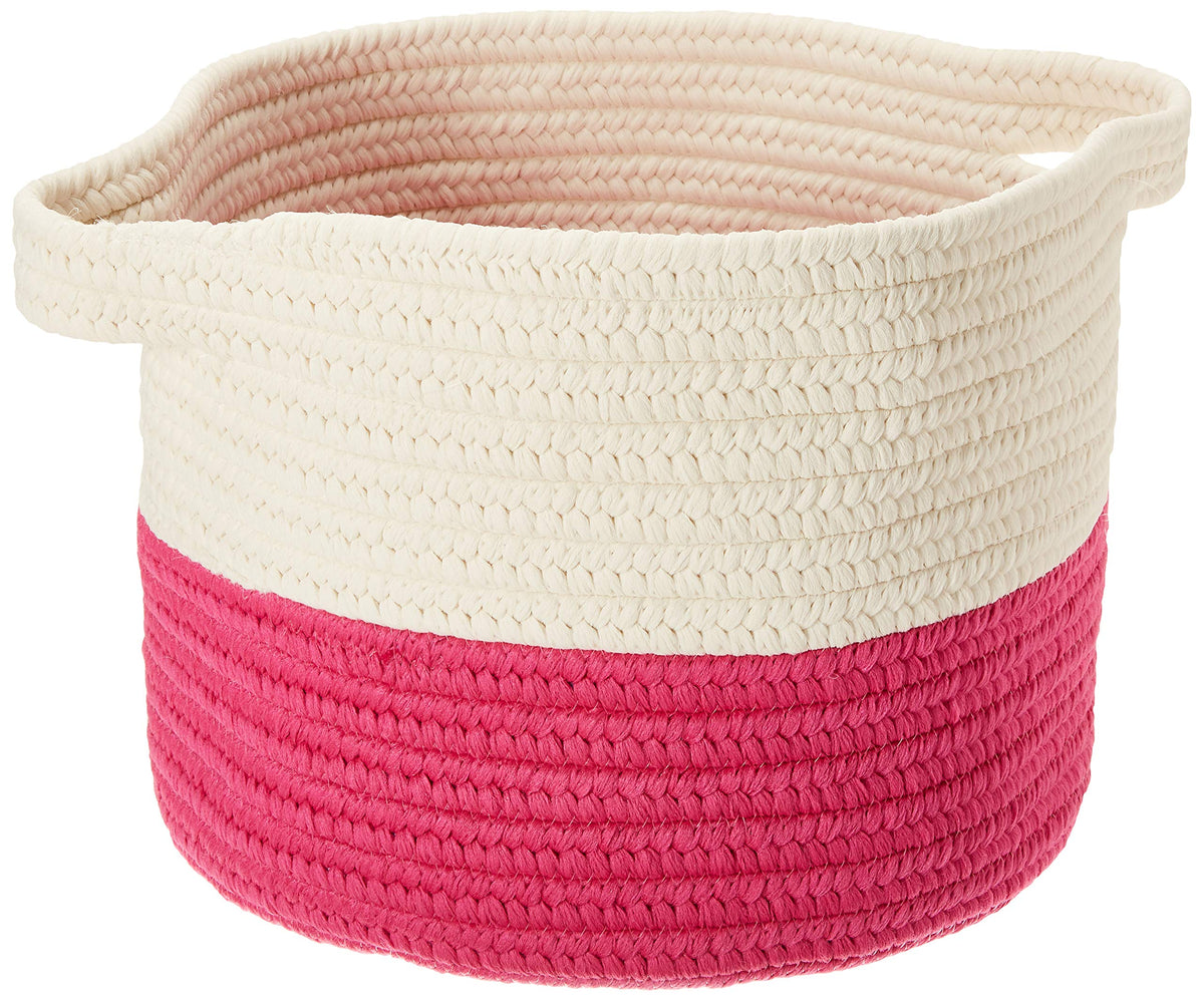 Beach Bum Basket Basket, 15&quot;X15&quot;X12&quot;, Magenta