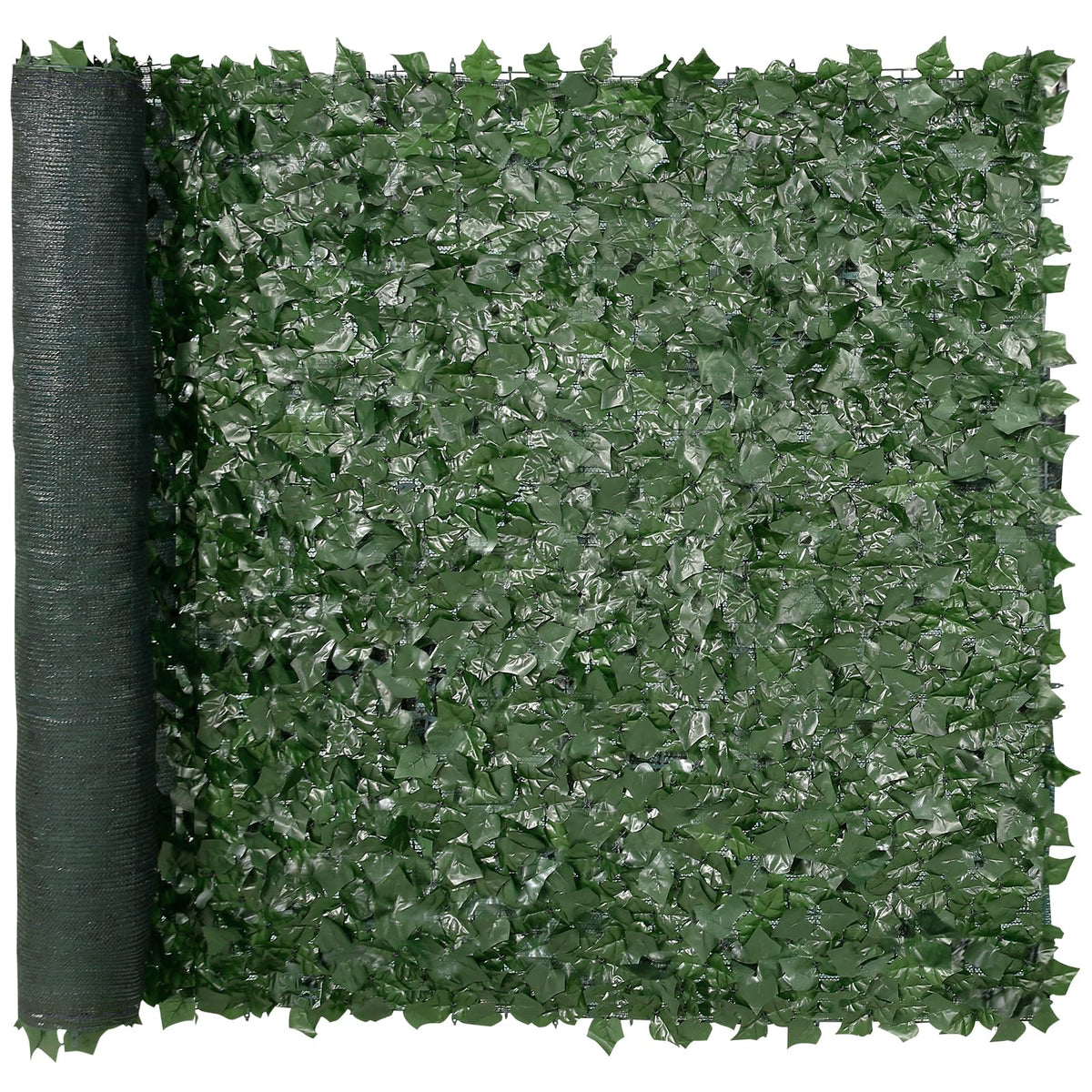 Vevor Artificial Ivy Privacy Fence Screen, 59 X 98 In Faux Ivy Vine Leaf Hedges Fence, Greenery Privacy Fence With Mesh Cloth Ba