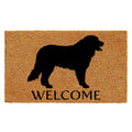 Calloway Mills Az105701729 Bernese Mountain Doormat, 17' X 29', Natural/Black
