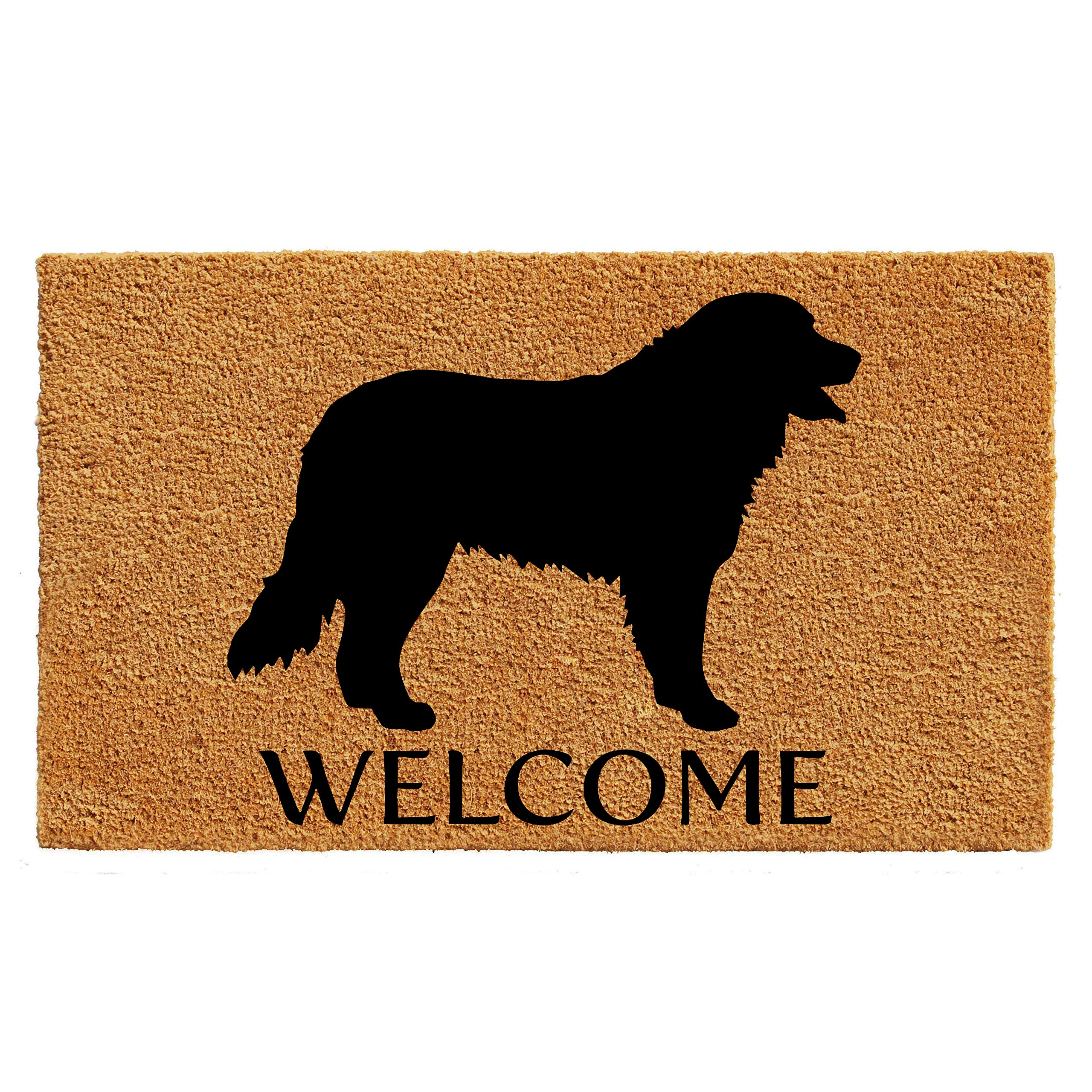 Calloway Mills Az105701729 Bernese Mountain Doormat, 17' X 29', Natural/Black