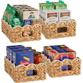 Best Choice Products 9x12 Scalloped Shelf Baskets, Woven Storage Bins, Storage Organizers for Pantry, Living Room, Bedroom, Nurs