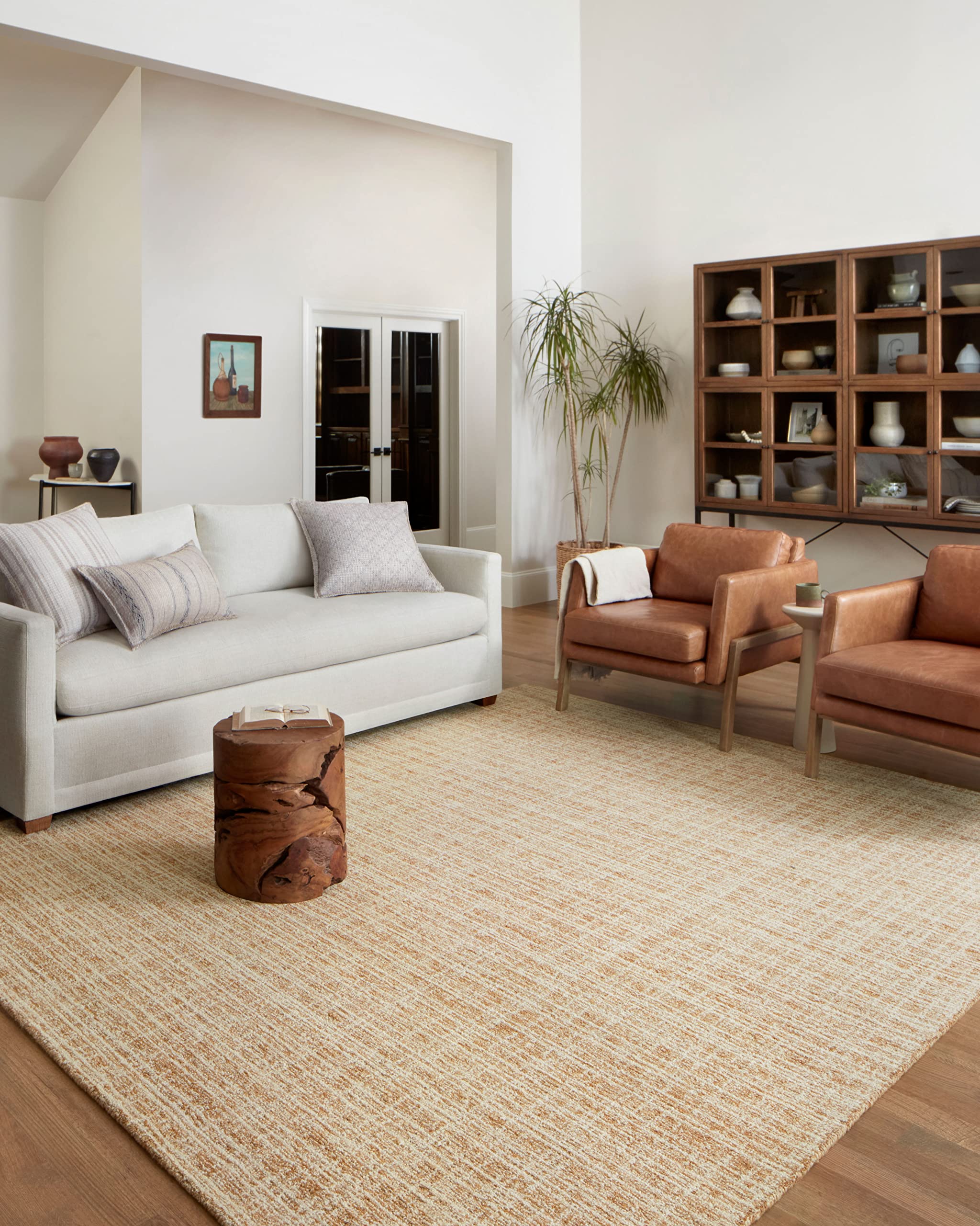 Loloi Chris Loves Julia X Polly Straw/Ivory 9'-3'' X 13' Area Rug