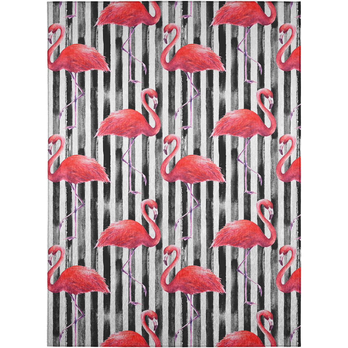 Dalyn Rugs Tropics Tc9 Black 8' X 10' Indoor Outdoor Area Rug, Easy Clean, Machine Washable, Non Shedding, Bedroom, Living Room, Dining Room, Kitchen, Patio Rug