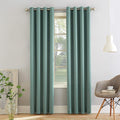 Sun Zero - 53416 Becca Energy Efficient Grommet Curtain Panel, 40' X 95', Mineral