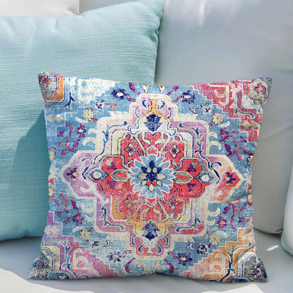 Snycler Antique Boho Hereke Rug Print Boho Throw Pillow Cover 22X22 Inch Set Of 2 Double Sided Decorative Soft Throw Pillow Case