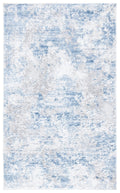 SAFAVIEH Amelia Collection Accent Rug - 2'2'' x 4', Grey & Blue, Modern Abstract Design, Non-Shedding & Easy Care, Ideal for Hig