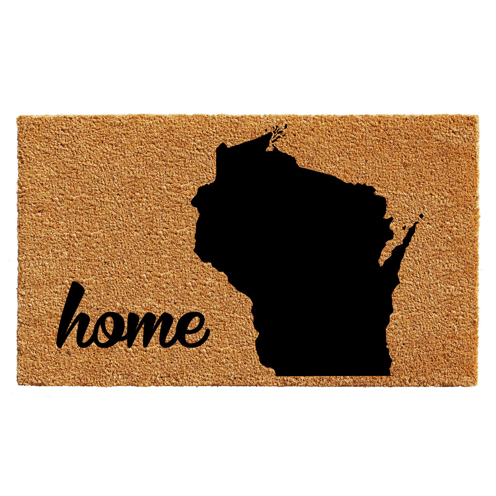 Calloway Mills 105462436 Wisconsin Doormat, 24' X 36', Natural/Black