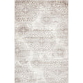 Unique Loom Sofia Collection Area Rug - Grand (5 3 x 8 Rectangle, Light Gray/ Ivory)