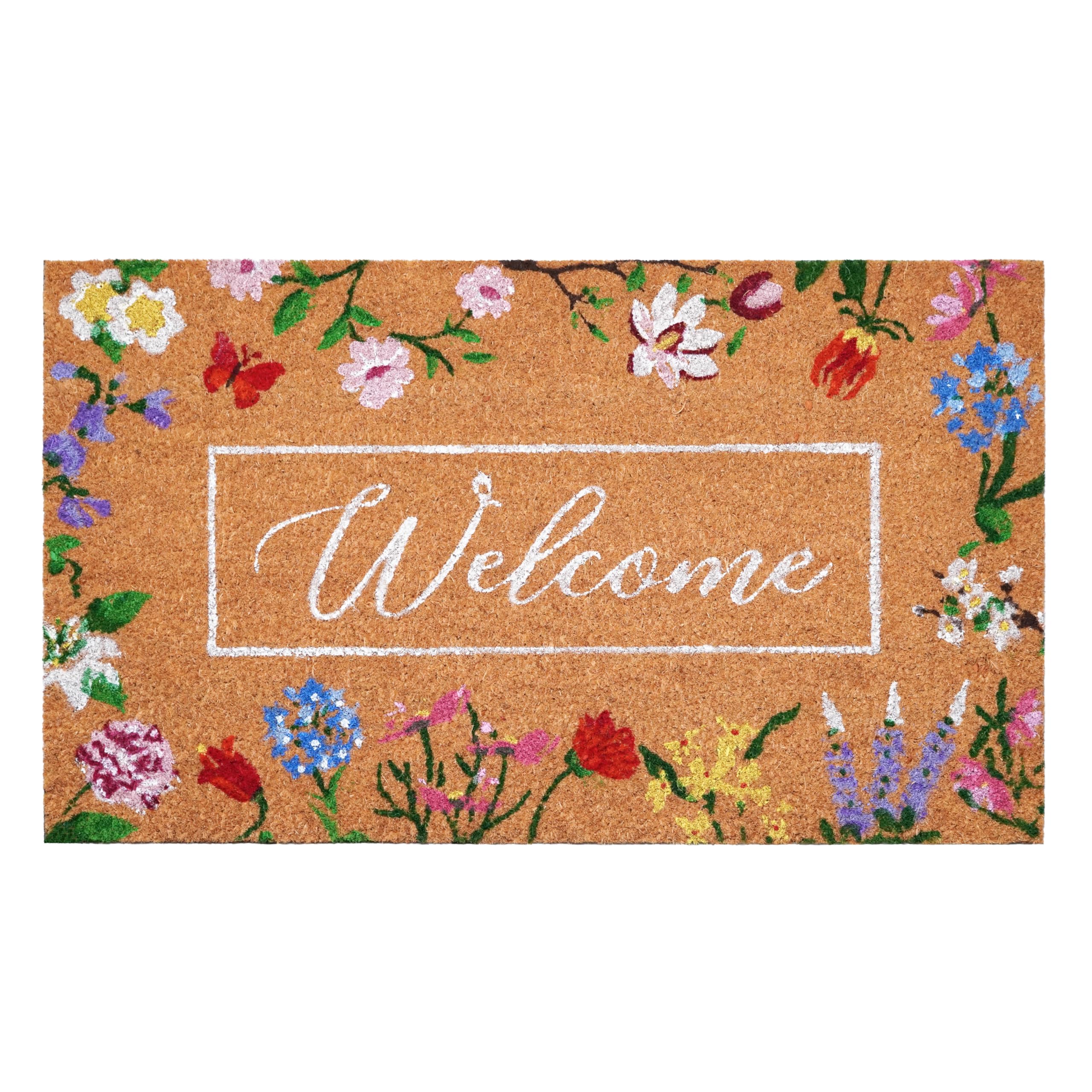 Calloway Mills Butterfly Garden Welcome Doormat (17 x 29)