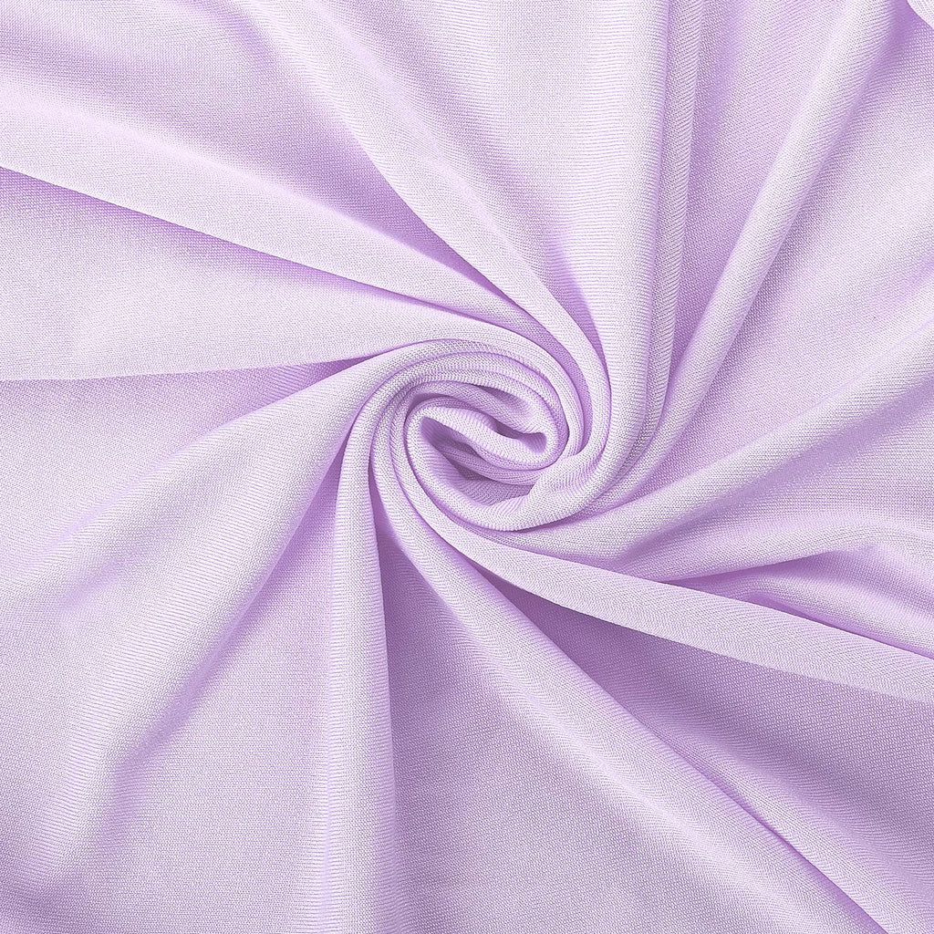 Peomeise Stretch Spandex Chair Cover For Wedding Party Dining Banquet Event (Lavender, 12)