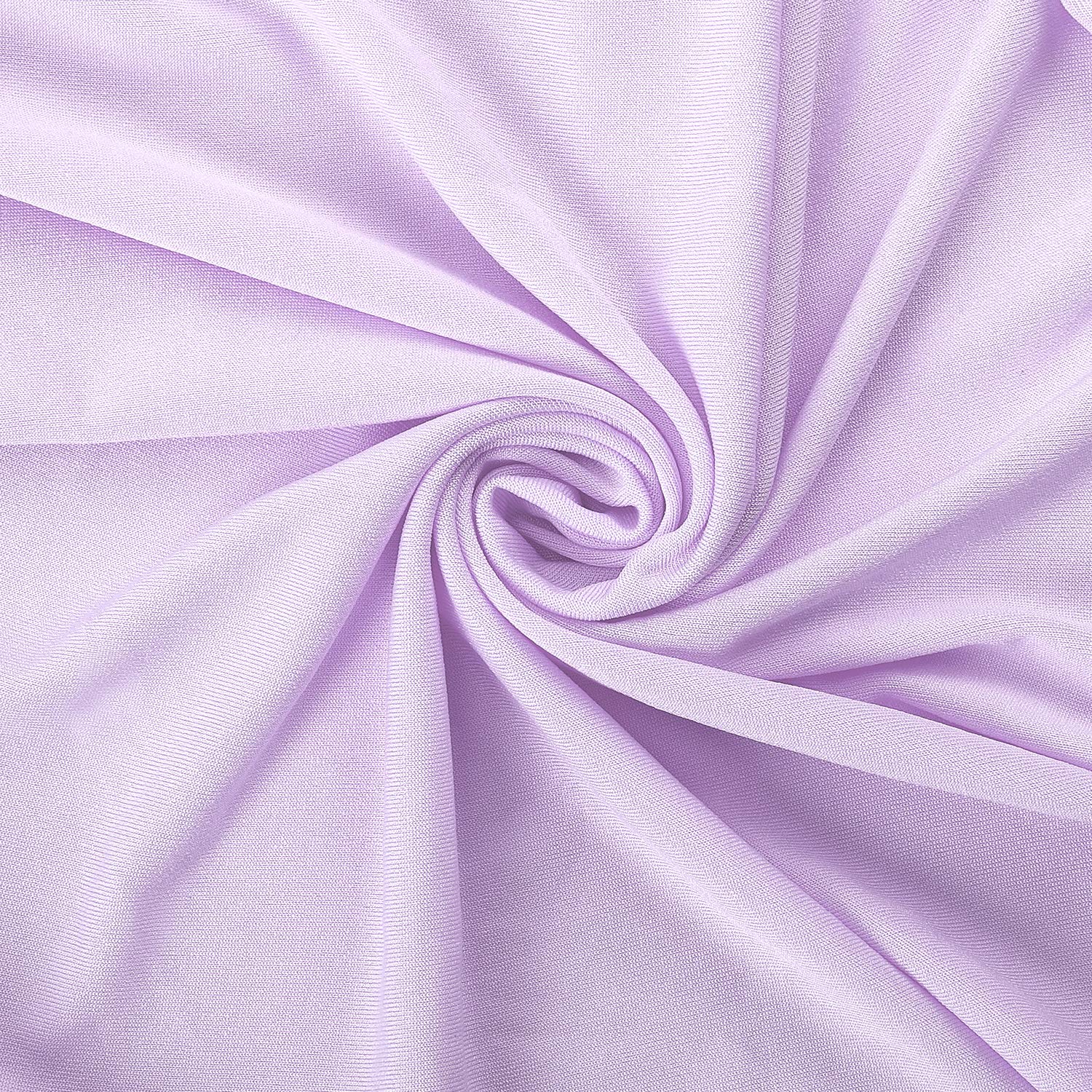 Peomeise Stretch Spandex Chair Cover For Wedding Party Dining Banquet Event (Lavender, 25)