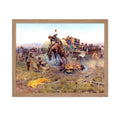 Poster Master Vintage Camp Cooks Troubles Painting Poster - Retro Bronc to Breakfast Print - Western Art - Cowboy Art - Gift fo