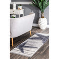 nuLOOM Thomas Paul Starfish and Striped Runner Rug, 2 8 x 10, Grey