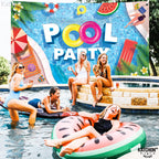 Katchon, Xtralarge Pool Party Backdrop - 72X44 Inch | Pool Party Banner For Pool Party Decorations | Summer Backdrop For Summer